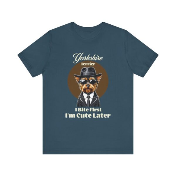 Yorkshire Terrier T-Shirt with a Mafia Look - Image 4