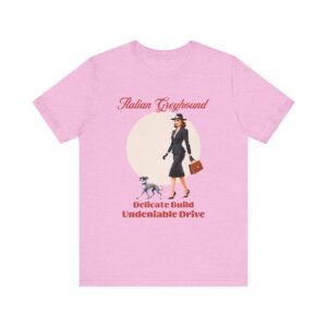 Italian Greyhound T-Shirt with a Mafia Vibe