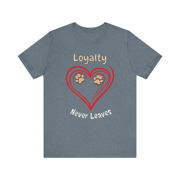 Loyalty Never Leaves – Unisex Dog Devotion T-Shirt - Image 4