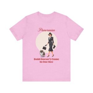 Pomeranian T-Shirt with a Mafia Vibe