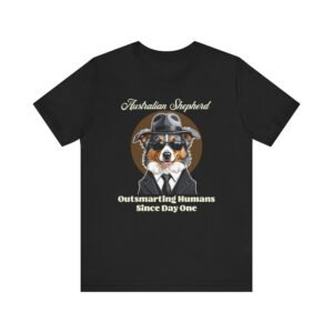Australian Shepherd T-Shirt with a Mafia Look