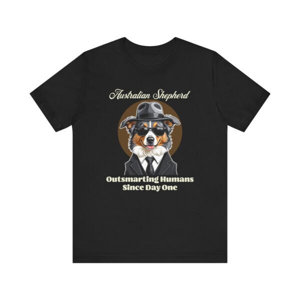Australian Shepherd T-Shirt with a Mafia Look