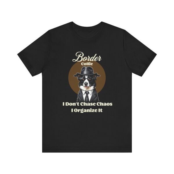 Border Collie T-Shirt with a Mafia Look