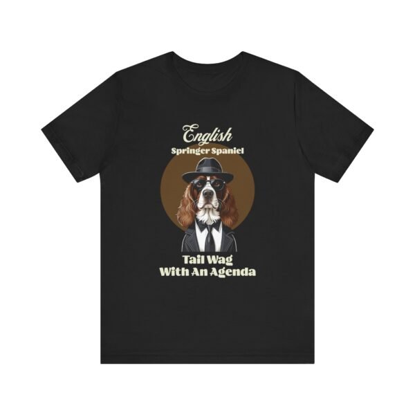 English Springer Spaniel T-Shirt with a Mafia Look