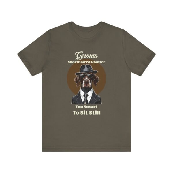 German Shorthaired Pointer T-Shirt with a Mafia Look - Image 2