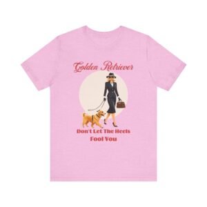 Golden Retriever T-Shirt with a Mafia Attitude