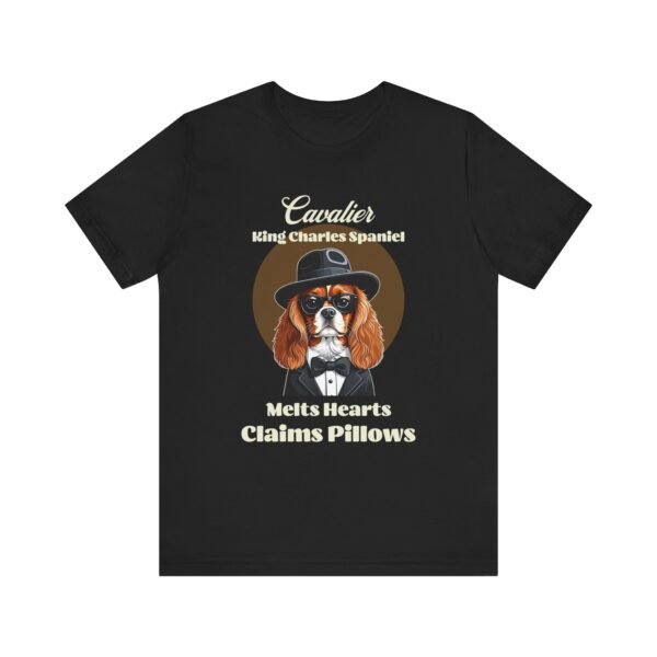 Cavalier King Charles Spaniel T-Shirt with a Mafia Look