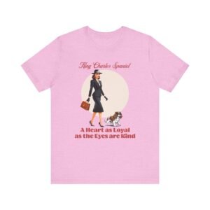 King Charles Spaniel T-Shirt with a Mafia Vibe