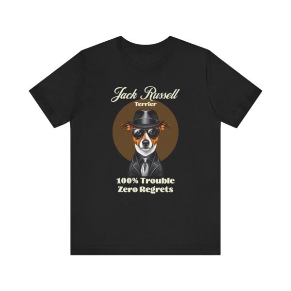 Jack Russell Terrier T-Shirt with a Mafia Look