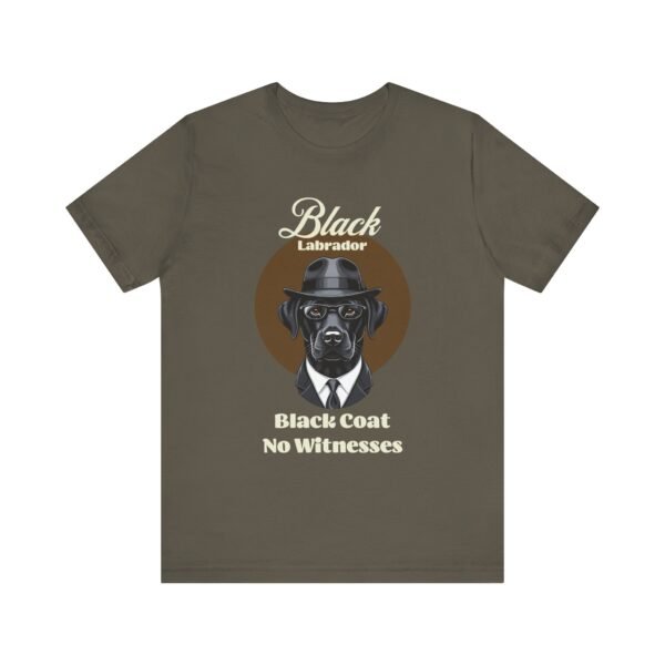 Black Labrador T-Shirt with a Mafia Look - Image 2