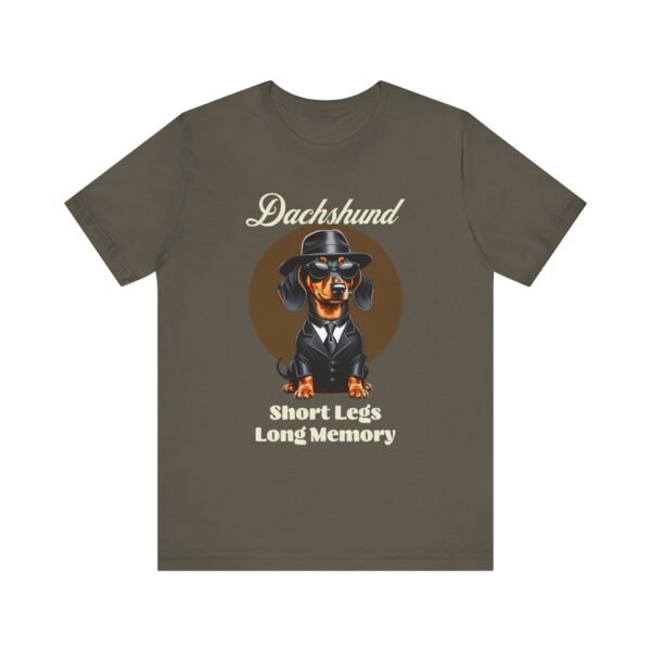 Dachshund T-Shirt with a Mafia Look - Image 2