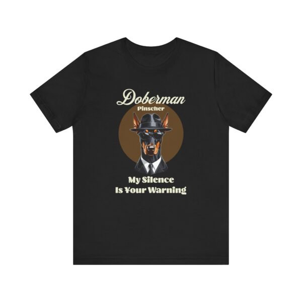 Doberman Pinscher T-Shirt Mobster Style Design