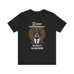 German Shorthaired Pointer T-Shirt with a Mafia Look