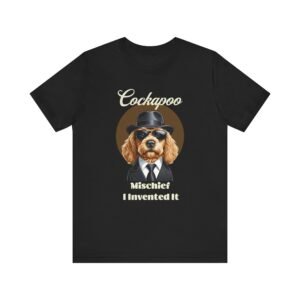 Cockapoo T-Shirt with a Mafia Look