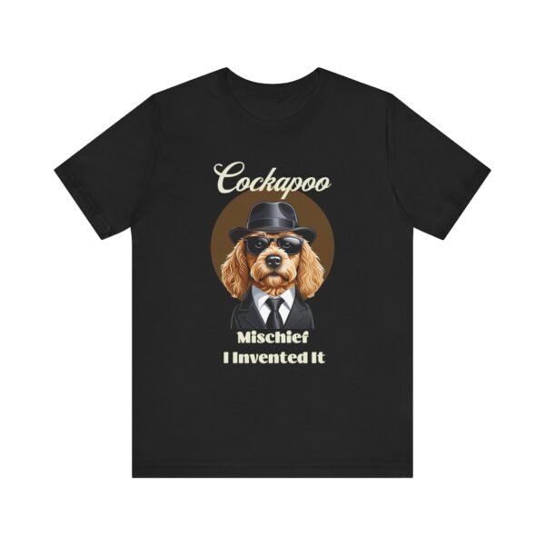 Cockapoo T-Shirt with a Mafia Look