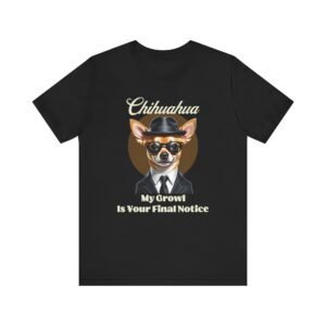 Chihuahua T-Shirt with a Mafia Look