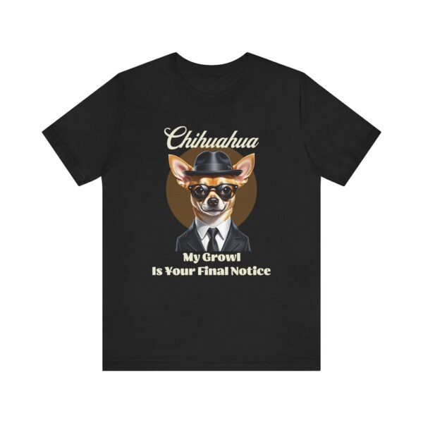 Chihuahua T-Shirt with a Mafia Look
