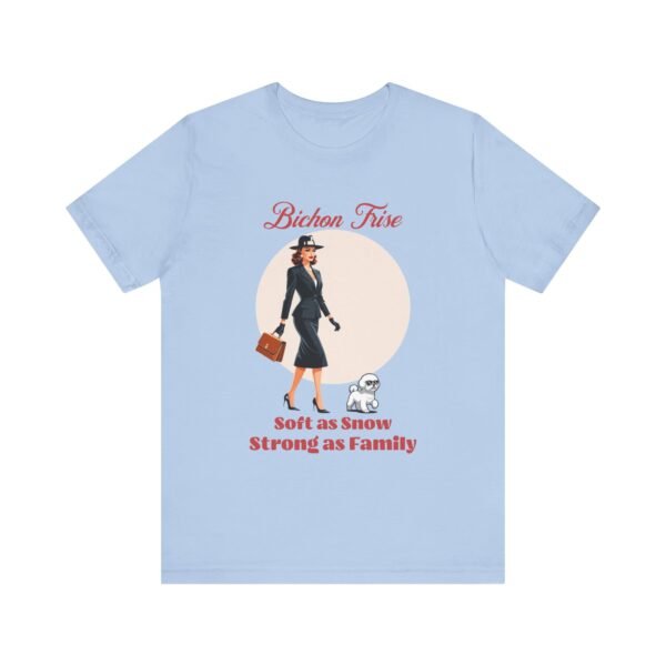 Bichon Frise T-Shirt with a Mafia Vibe - Image 4