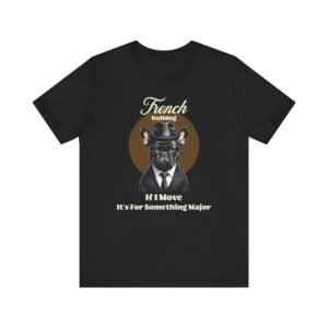 French Bulldog T-Shirt with a Mafia Look