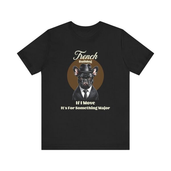 French Bulldog T-Shirt with a Mafia Look