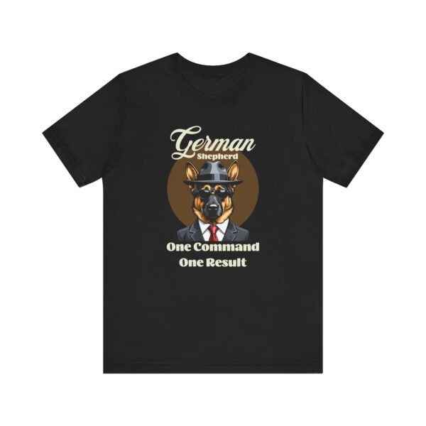 German Shepherd T-Shirt in Gangster Style