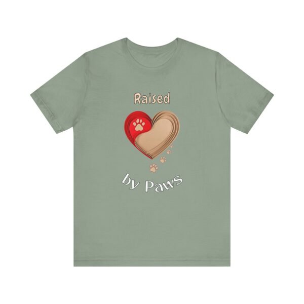 Raised by Paws – Unisex Soulful Dog Influence T-Shirt - Image 5