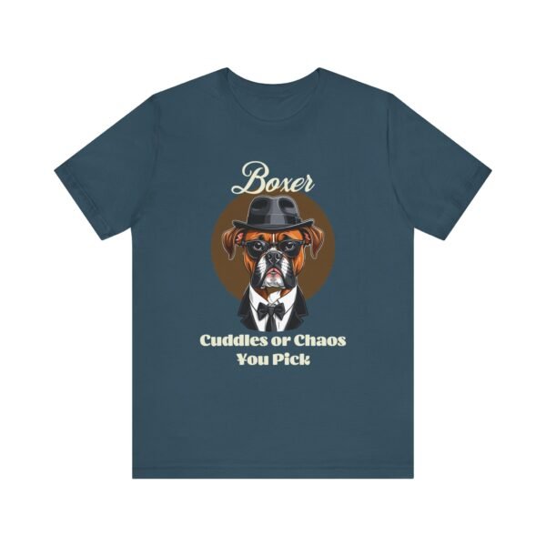 Boxer Dog T-Shirt with a Mafia Look - Image 4