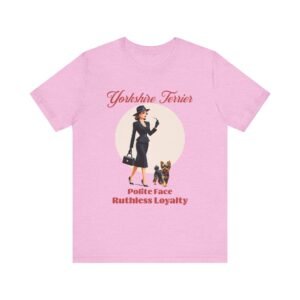 Yorkshire Terrier T-Shirt with a Mafia Vibe