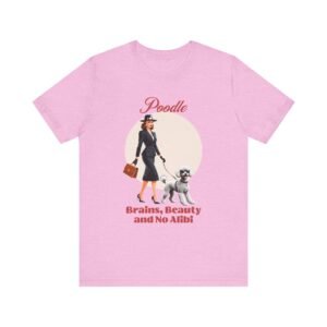 Poodle T-Shirt with a Mafia Attitude