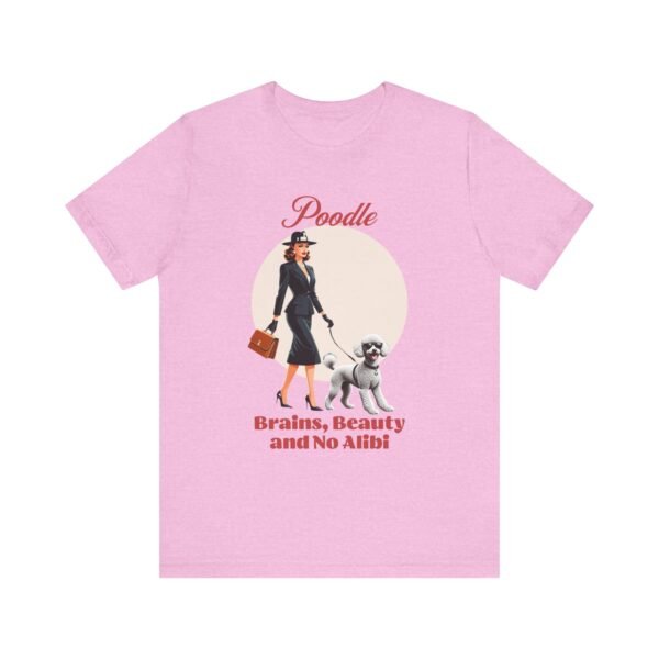Poodle T-Shirt with a Mafia Attitude