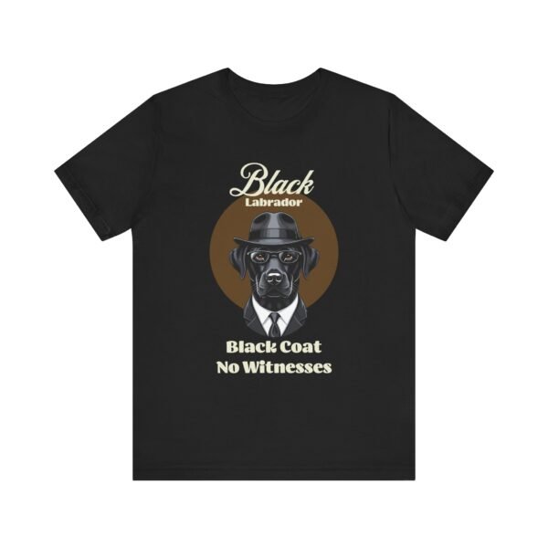 Black Labrador T-Shirt with a Mafia Look