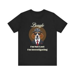 Beagle T-Shirt with a Mafia Look