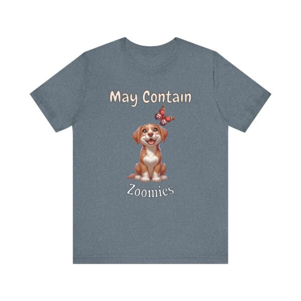 May Contain Zoomies – Unisex Funny Dog Chaos T-Shirt - Image 4