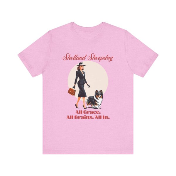 Shetland Sheepdog T-Shirt with a Mafia Vibe