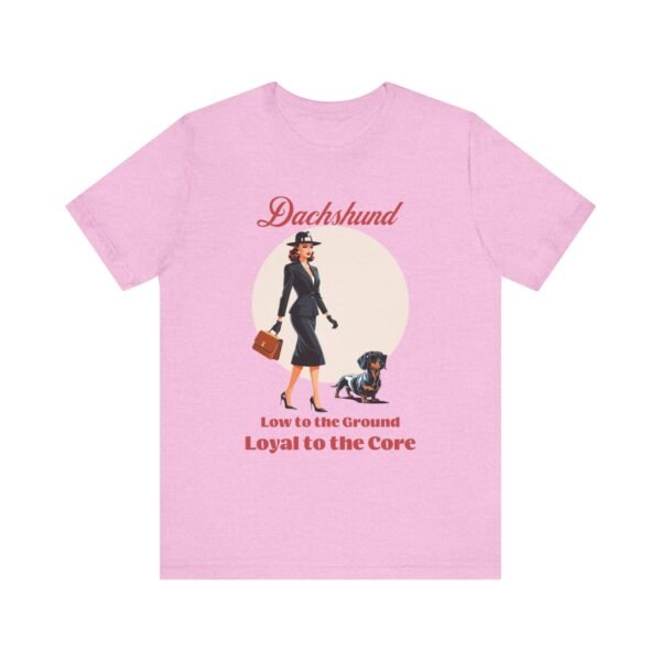 Dachshund T-Shirt with a Mafia Vibe