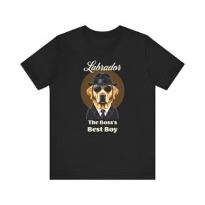 Labrador T-Shirt With Strong Mafia Vibes