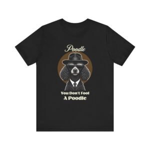 Poodle T-Shirt with a Mafia Look