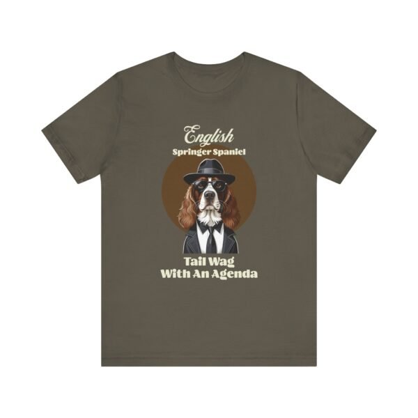 English Springer Spaniel T-Shirt with a Mafia Look - Image 2