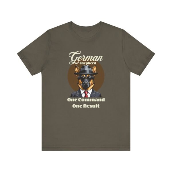 German Shepherd T-Shirt in Gangster Style - Image 2