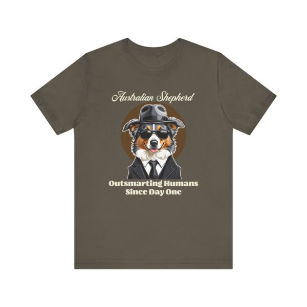Australian Shepherd T-Shirt with a Mafia Look - Image 2