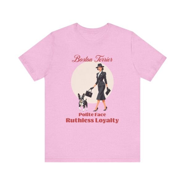 Boston Terrier T-Shirt with a Mafia Vibe