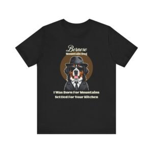 Bernese Mountain Dog T-Shirt with a Mafia Look