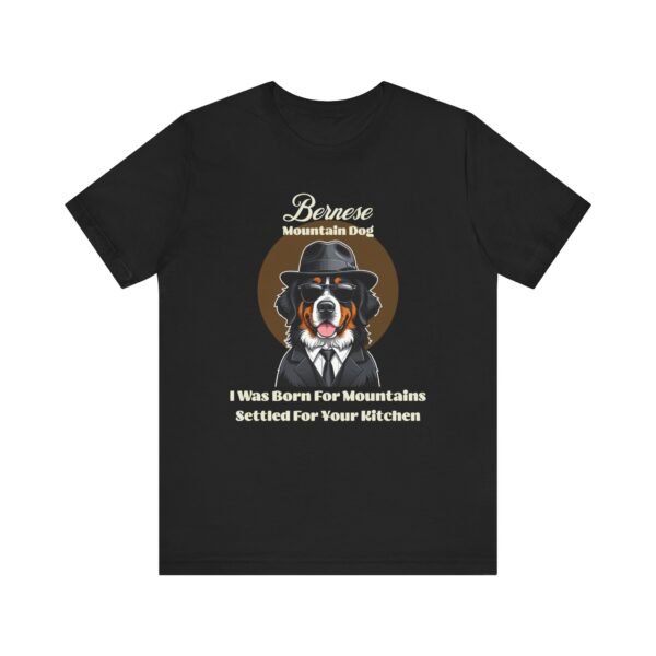 Bernese Mountain Dog T-Shirt with a Mafia Look
