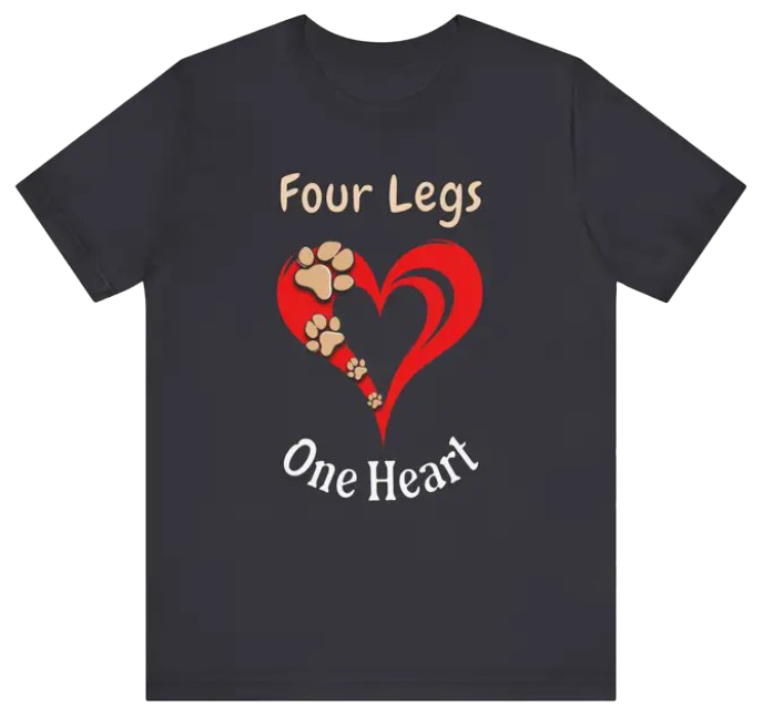 T-shirt in dark grey