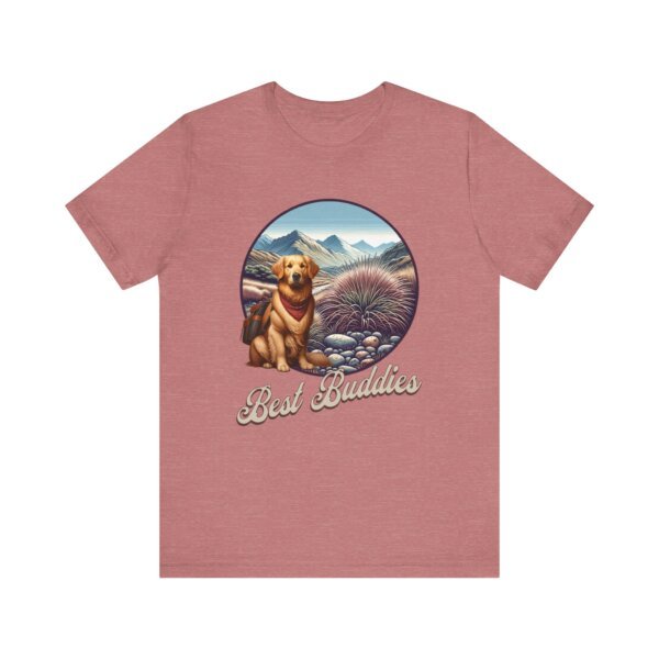 Golden Retriever Hiking T-Shirt – Best Buddies Loyal Dog Lover Tee - Image 3