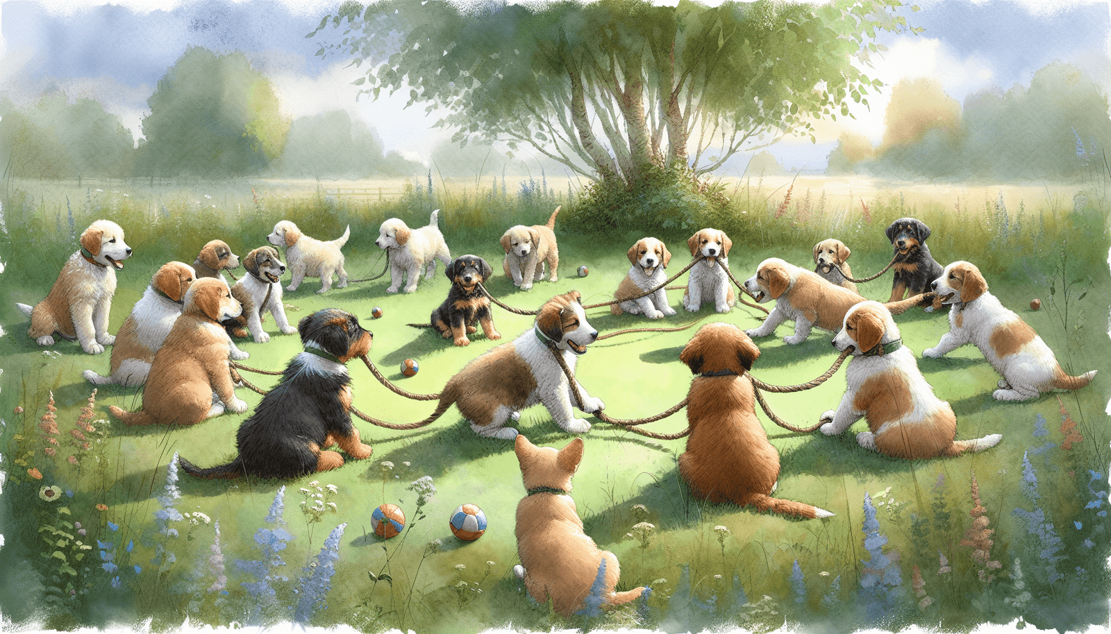 puppy bonding exercises