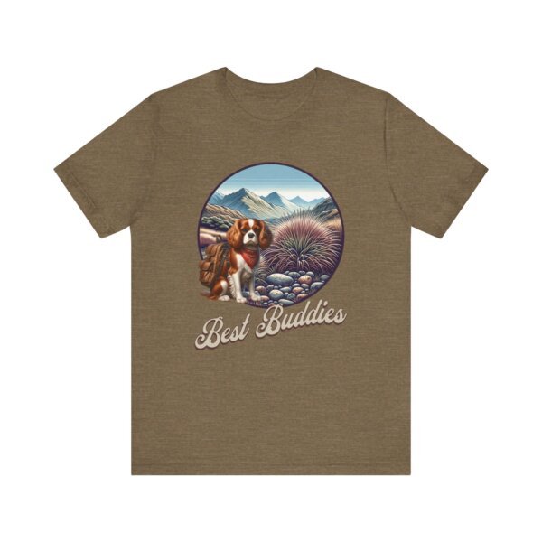 Cavalier King Charles Spaniel Hiking T-Shirt – Best Buddies Dog Lover Tee - Image 4