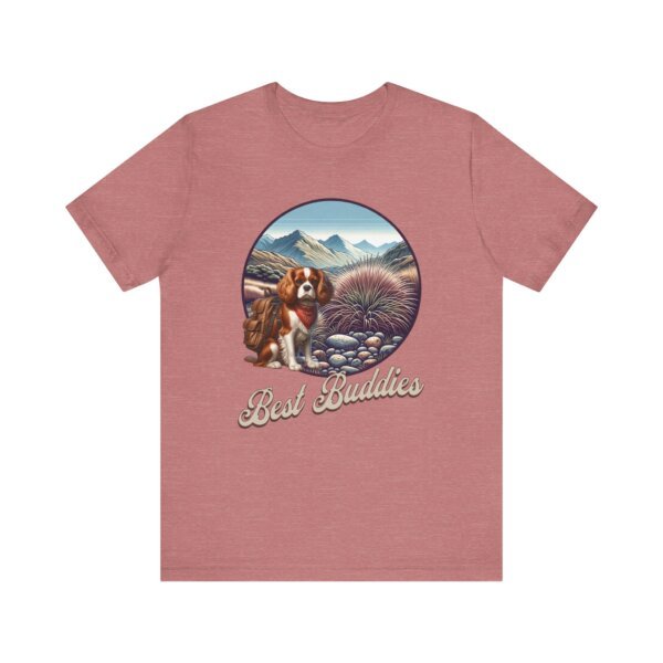 Cavalier King Charles Spaniel Hiking T-Shirt – Best Buddies Dog Lover Tee - Image 3