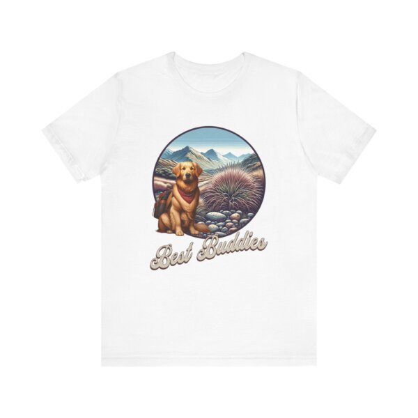 Golden Retriever Hiking T-Shirt – Best Buddies Loyal Dog Lover Tee